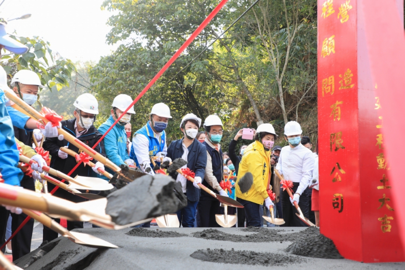 台中霧峰北坑二號橋改建開工   盧秀燕：帶動觀光發展