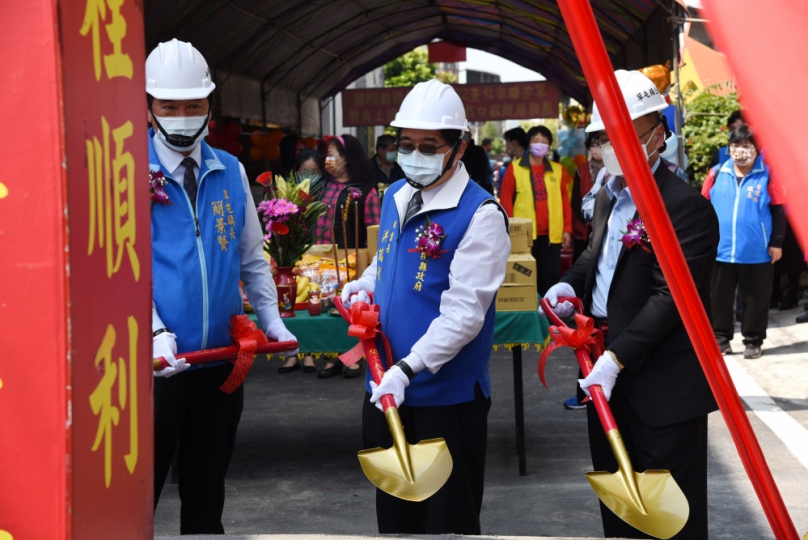 草屯52號道路虎山路連接富林路新建工程開工動土