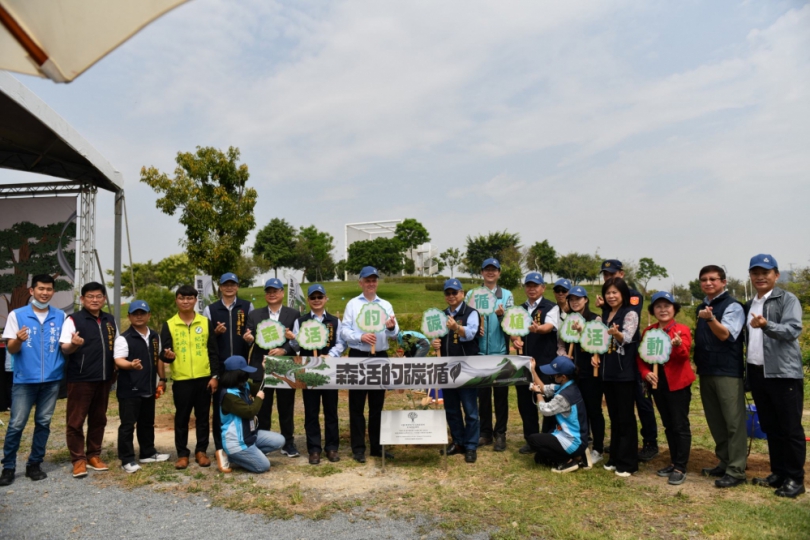 響應321國際森林日  在臺中之肺種下原生種  營造減碳綠色城市