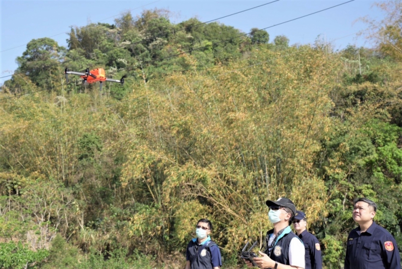 雲林斗六警分局運用無人空拍機清查治安死角 積極守護鄉親生命財產安全！