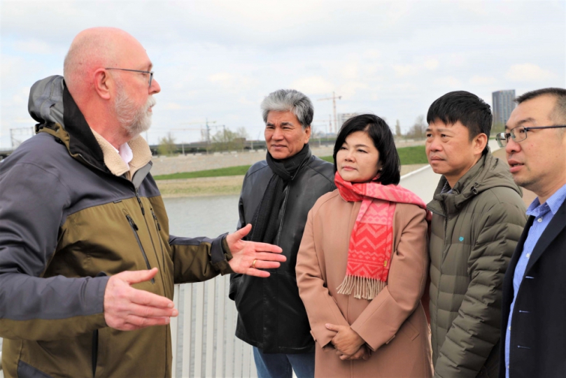 雲林縣為能與水共存 縣長張麗善等人實地走訪荷蘭「還地於河」案例 與雲林溪掀蓋成功整治相輝映〜