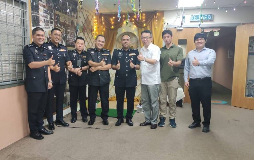 台灣檢警和馬來西亞警方合作偵破詐騙集團。（照片刑事局提供）