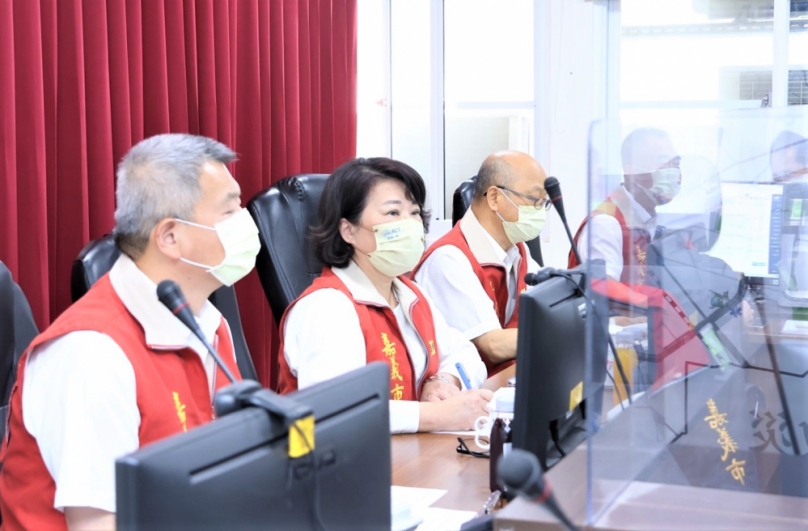 杜蘇芮颱風過境 市長黃敏惠率員嚴陣以待 風雨不大未傳重大災情 全市清潔隊員維持正常清運垃圾