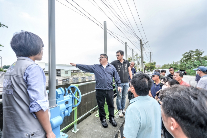 嘉義縣暴雨成災 立委蔡易餘等人勘災 呼籲相關單位加速改善易積淹水地區 協助災民重整家園！