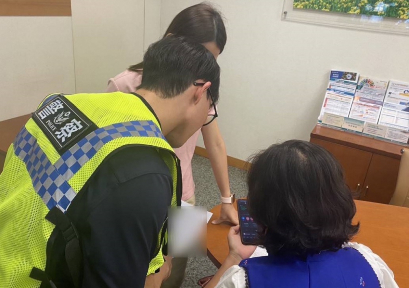 婦人誤信假投資真詐老梗    協和警成功阻詐四百萬元
