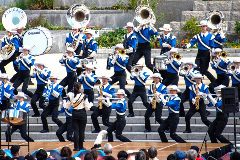 太狠了！日本瀧川高校與習志野高校兩支「金獎雙冠王」 為嘉義市國際管樂節封街開演造勢！