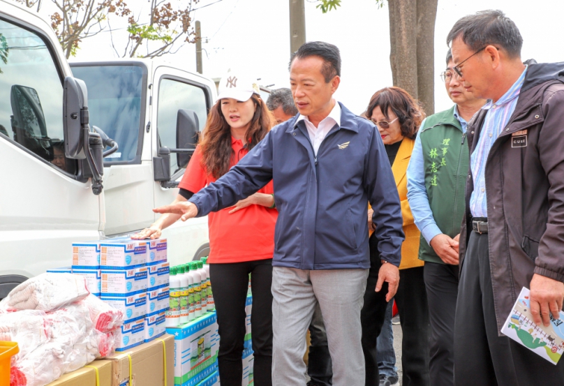 嘉義縣政府強化禽流感防疫措施 發放消毒物資、添購消毒車〜