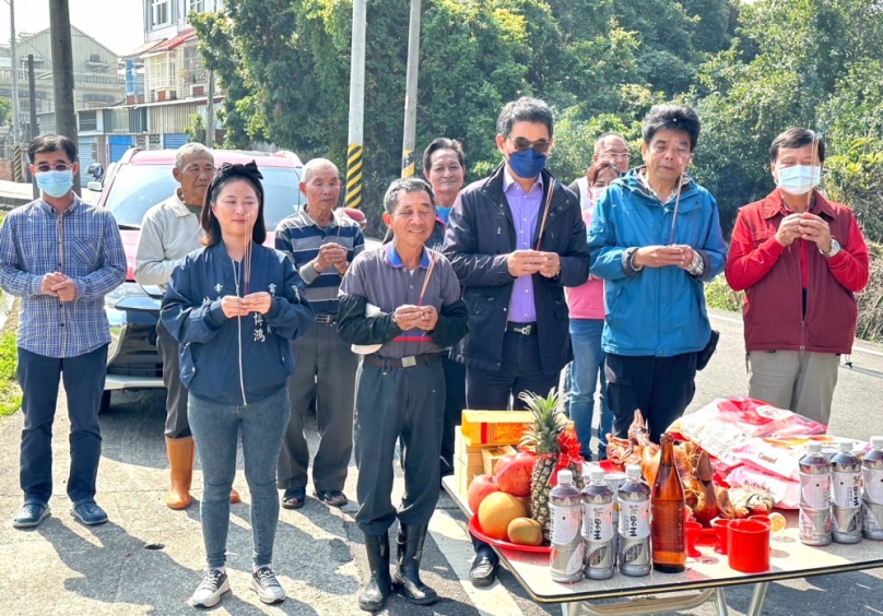 農田水利署雲林管理處斗六久安742號鑿井工程開工 立委劉建國協助解決當地缺乏灌溉水源窘況