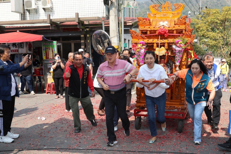 「一鹿向前跑向客庄」 國姓鄉鹿神祭熱鬧登場