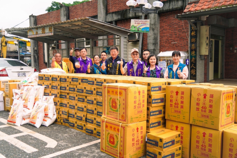 救援前線｜花蓮縣華人太子愛心關懷協會、花蓮縣議會，大量物資捐贈秀林鄉公所！