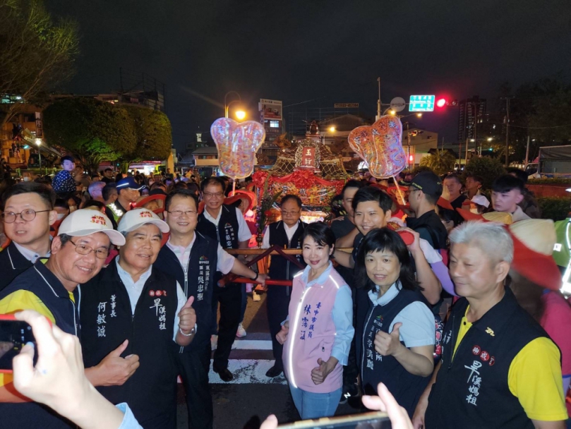 台中樂成宮「旱溪媽祖」遶境十八庄圓滿成功  民政局吳局長恭迎安座