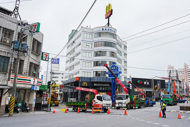 麥當勞吉安店｜許多花蓮人童年的回憶，開始封路拆除，工期預計3週！