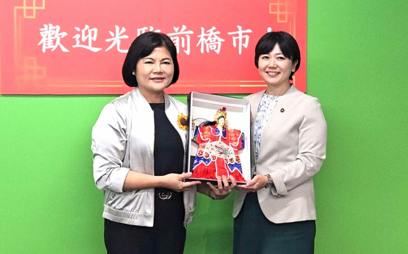 同為傑出女性政治工作者相見歡！ 雲林縣長張麗善、日本前橋市長小川晶交流婦幼、觀光與農業等政策推動經驗〜