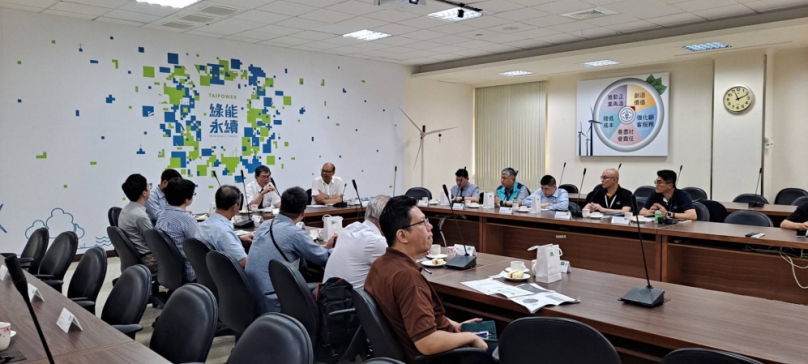 台電「離岸風力發電採購案」廉政平台聯繫會議，彰化檢察長謝名冠出席。（照片彰檢提供）
