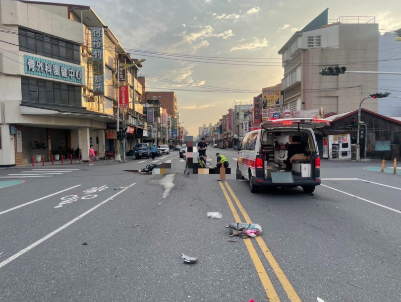 醉騎士｜花蓮路口交岔撞，車毀人傷、移送法辦！