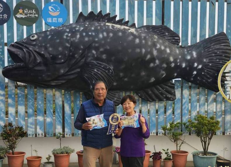 高雄永安區新港社區石斑魚外銷比去年成長1成