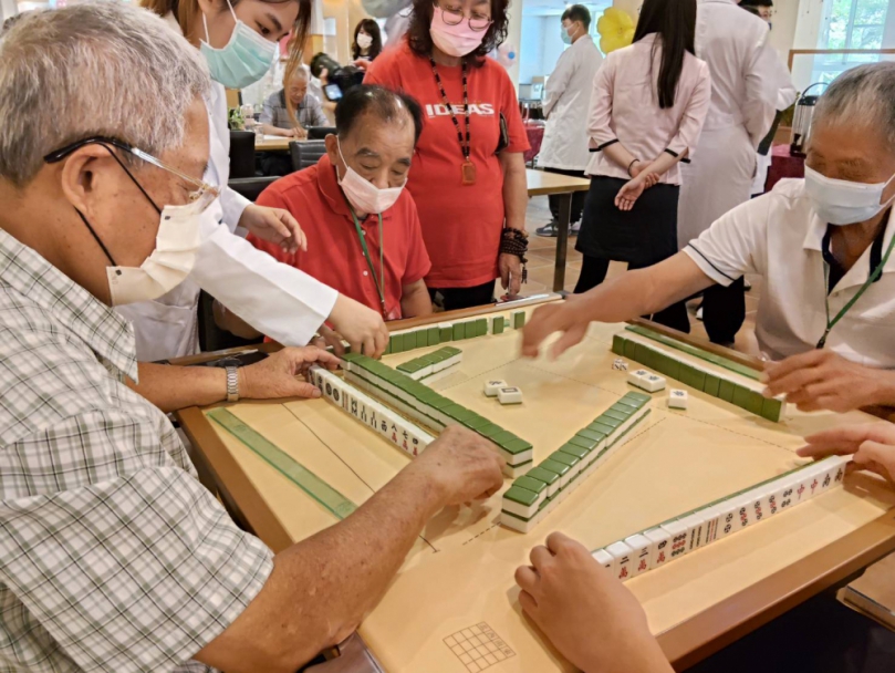 結合娛樂與預防 聖馬爾定醫院失智中心推動「健腦麻將」   大幅提升額葉的策略規劃能力