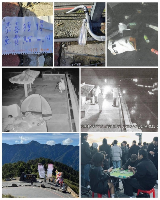 武嶺快要變成菜市場了｜打麻將、打電玩、吹樂器、擺攤、舉旗…，還有人搭帳篷睡覺覺！