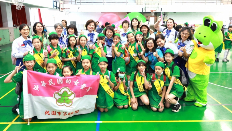 2025全國女童軍幼幼大會 「稻」遊女童軍、「埕」心趣旅行 理事長黃敏惠：實踐女童軍「從做中學、從體驗中成長」理念〜