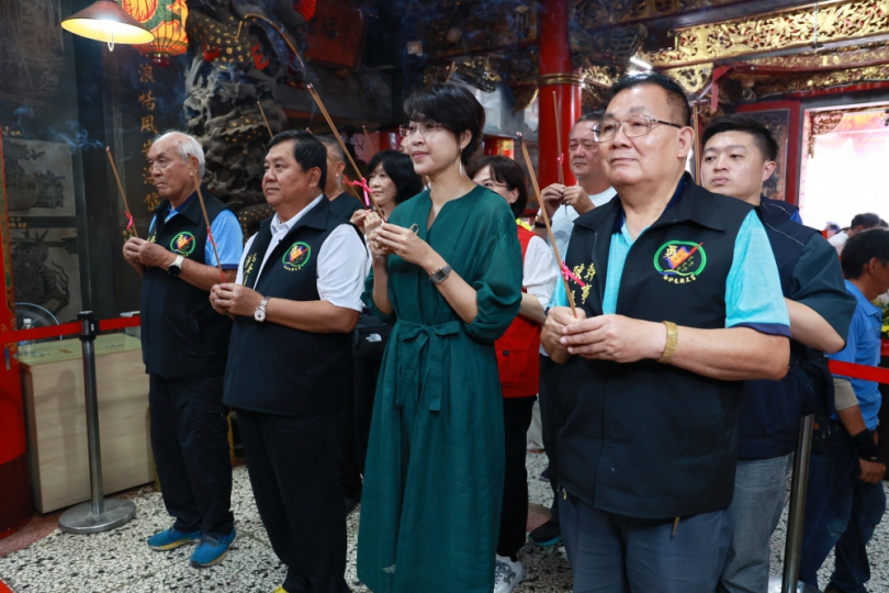 白沙屯媽祖5月到南投 縣長許淑華赴苗栗答謝神恩