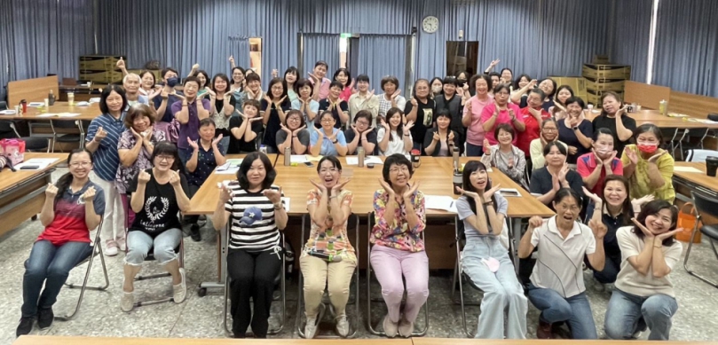 推動「農業綠色照顧」政策，中區農改場辦理﹁綠色照顧推廣人員訓練﹂。（照片農改場提供）