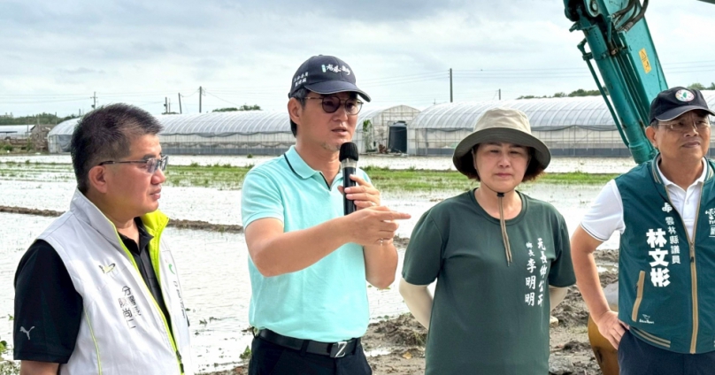 丹娜絲颱風重創雲林農作物 立委劉建國等人馬不停蹄會勘災情 建請農業部公告「從優、從速」救助！