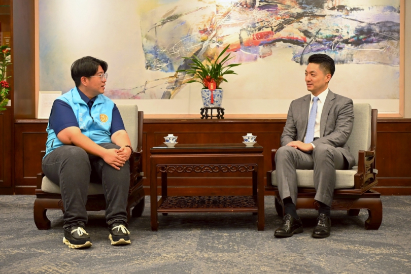 魏嘉彥拜會蔣萬安｜邀台北支持花蓮觀光