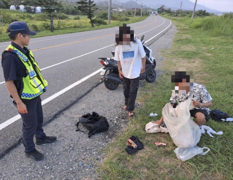怪奇火燒車｜疑背包緊貼排氣管導致高溫引燃，寧埔警滅火化險為夷！