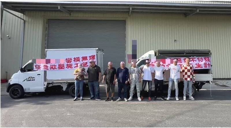 光電包商驅趕工人及聚集抗議阻擋施工被列治平掃黑對象