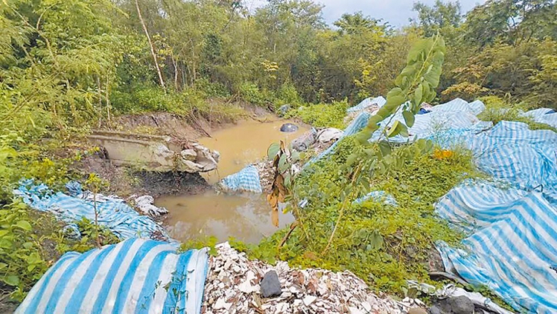 馬頭山廢棄物還沒清環團喊話邁震怒一下