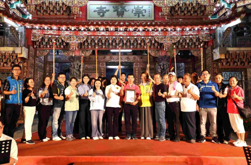 雲林中秋夜「火把遊庄」！ 崙背詔安客庄迎暗境獲登錄 縣長張麗善親頒證書
