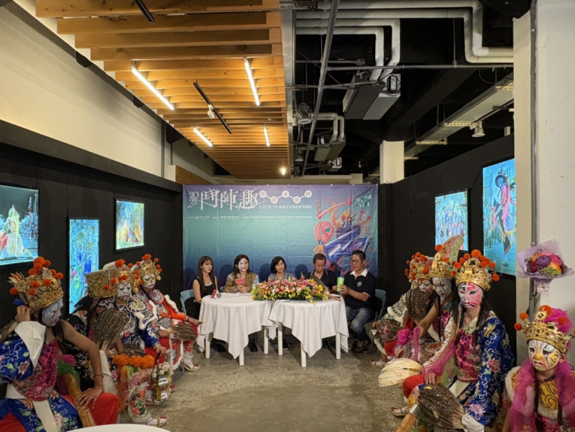 國立傳藝中心眾將來尬陣  嘉義文創園區震撼登場  保庇天后王彩樺與庭庭母女擔任宣傳大使  全臺逾200位將爺齊聚