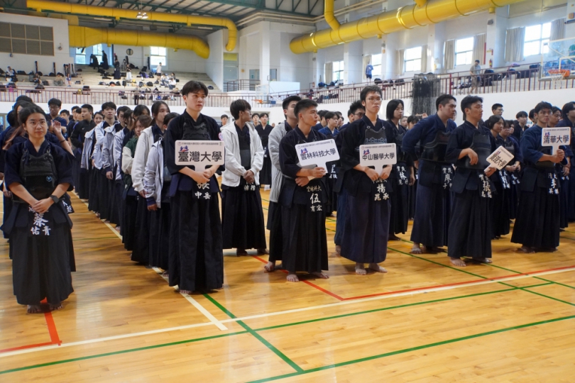大專劍道錦標賽,30多校參賽。(照片大葉提供)