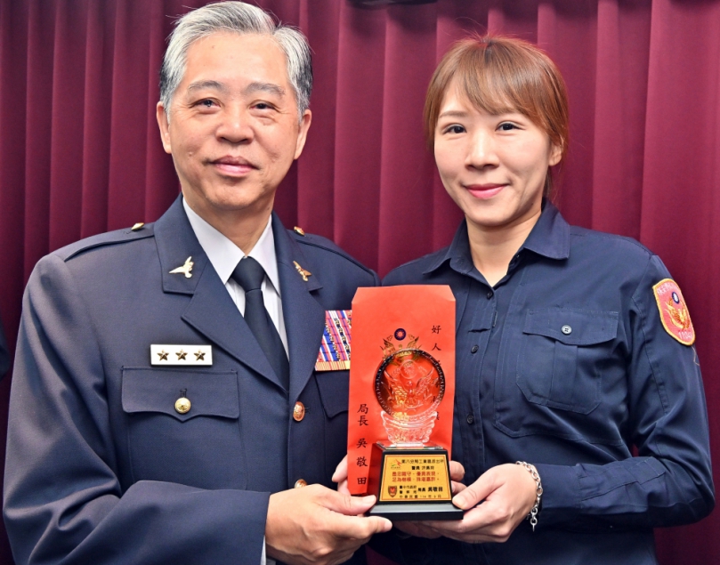 洪佩玲協助男子度過難關    吳敬田公開表揚忠義精神