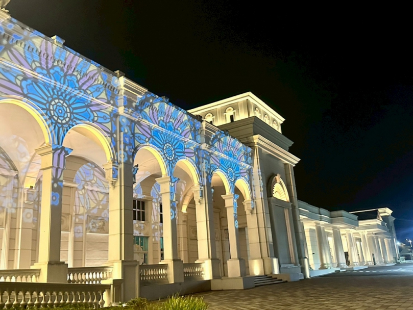 嘉義蓋婭莊園首推聖誕璀璨饗宴　夜間建築光雕秀及歌手LIVE演出  聖誕火雞Buffet、薑餅屋DIY