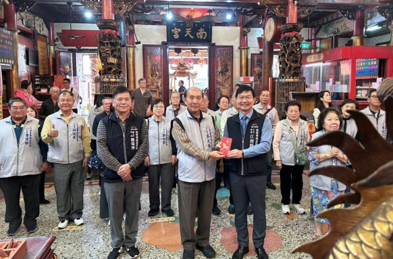 南天宮濟弱 揚善 傳愛 吳光雄主任委員獲聘台中市府客委會委員