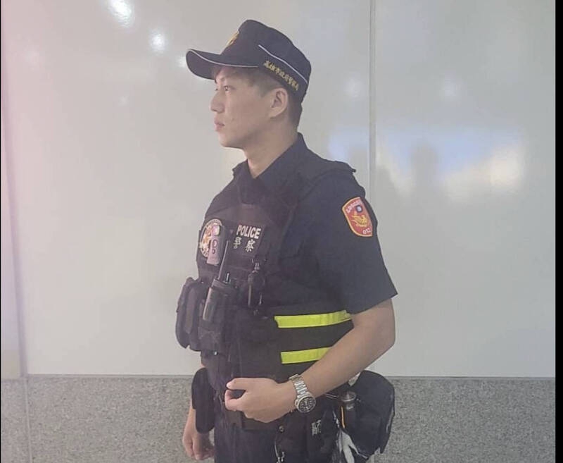 高雄休假員警見義勇為制伏持刀男子