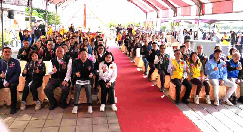 雲林縣斗南鎮東外環道路動工 縣長張麗善：打造完整路網、帶動大斗南發展！