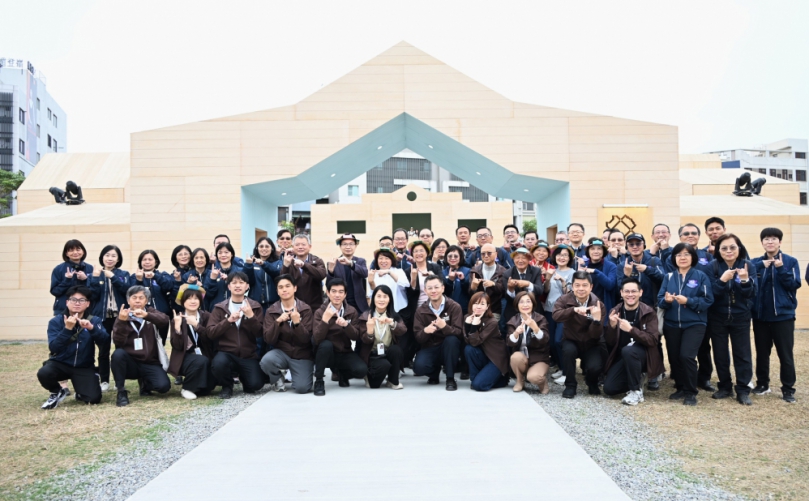 王惠美縣長率隊參訪「320+1嘉義市城市博覽會」。（照片縣府提供）