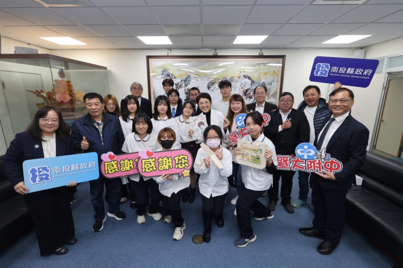 南投囝仔「金」厲害! 暨大附中科研團隊橫掃美日星多項大獎 許淑華縣長接見勉勵