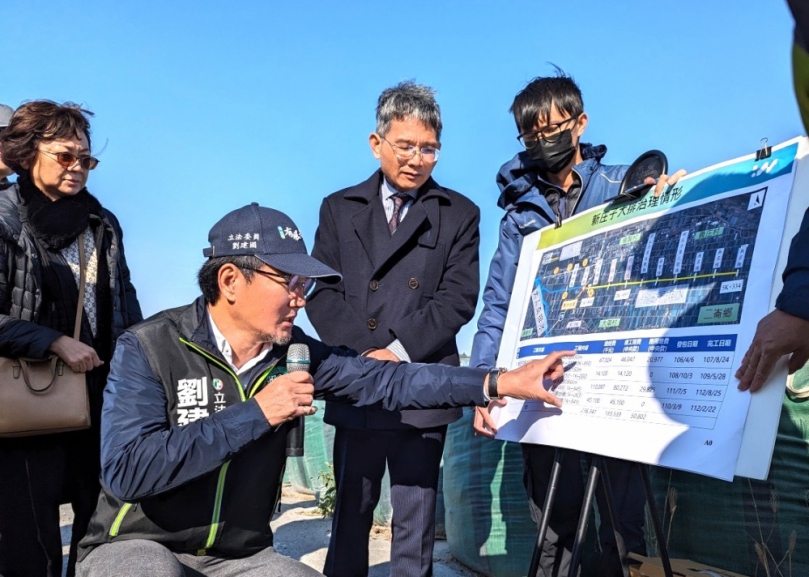 雲林立委劉建國爭取中央4億元整治經費 二崙新庄子大排治理工程今正式動工!