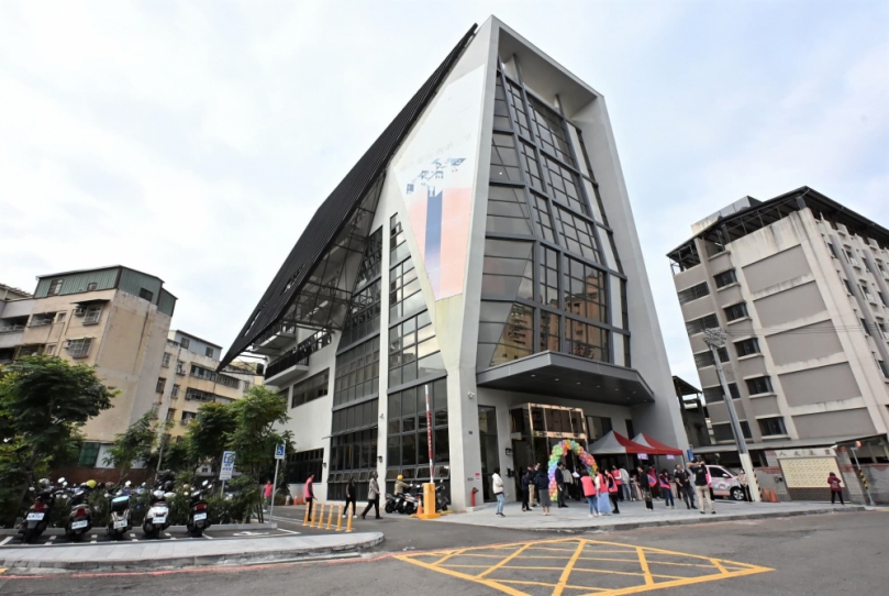彰化介壽公托育兒親子館啟用。（照片縣府提供）