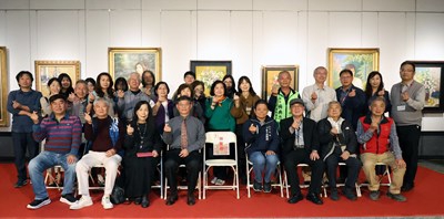 世界紀錄長卷《迎媽祖》藝術家林智信 九十 藝境 油畫雕塑個展