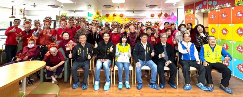 「秀和苑」日照中心新年活動，來賓踴躍。（照片秀傳提供）