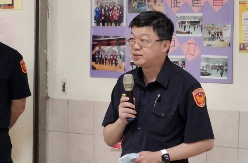 高哲翰講座教授肯定沈明義分局長專業歷練與領導風範