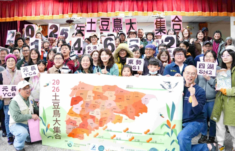「2026年土豆鳥大集合」〜公私協力調查小辮鴴農田渡冬生態 雲林地區記錄1萬2351隻 全臺小辮鴴族群數量最多且穩定！