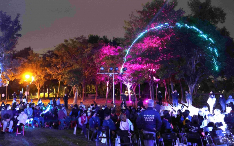 雲林溪光環境二期啟燈儀式 節律光影點亮斗六幸福宜居城市!