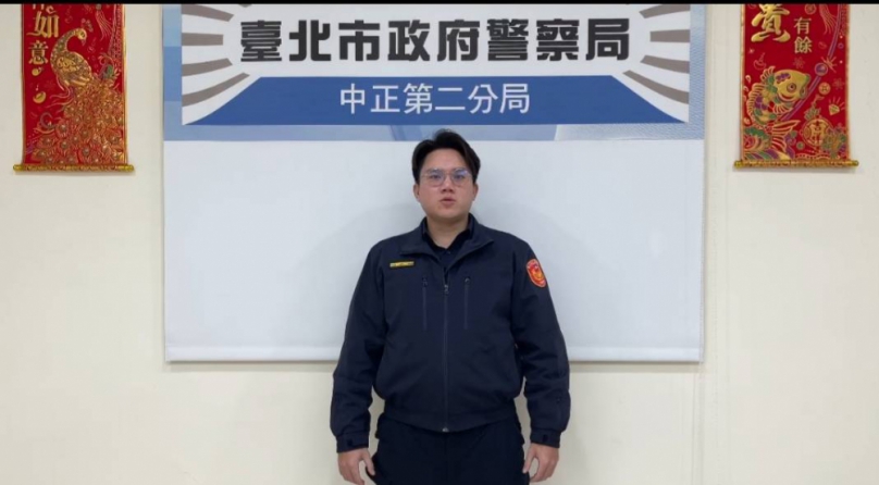 中正區飲酒遊客破壞施工裝置 警方呼籲適量飲酒