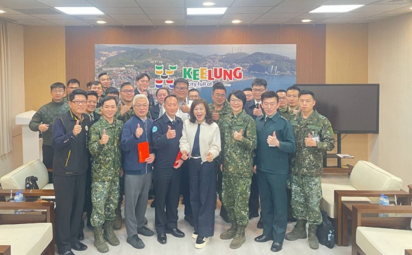 春節敬軍 基隆市副市長邱佩琳親率市府團隊至海軍一三一艦隊部等23個單位致贈慰問金 慰勉官兵守護家園辛勞