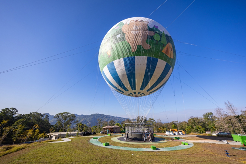 九九峰氦氣球組裝完成　外型29日搶先曝光